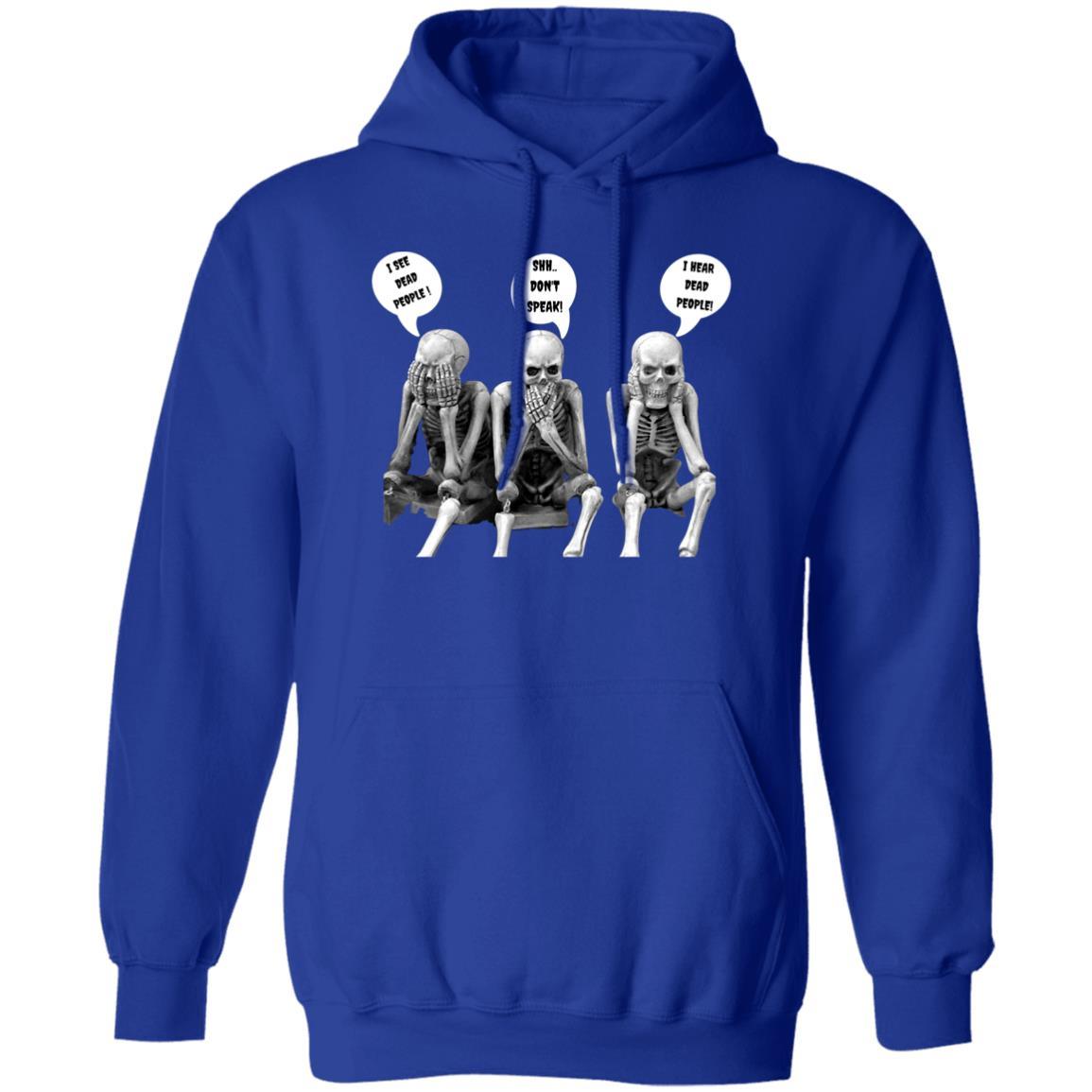 Three Skeletons - G185 Pullover Hoodie - ALL4THEGIFTOFIT