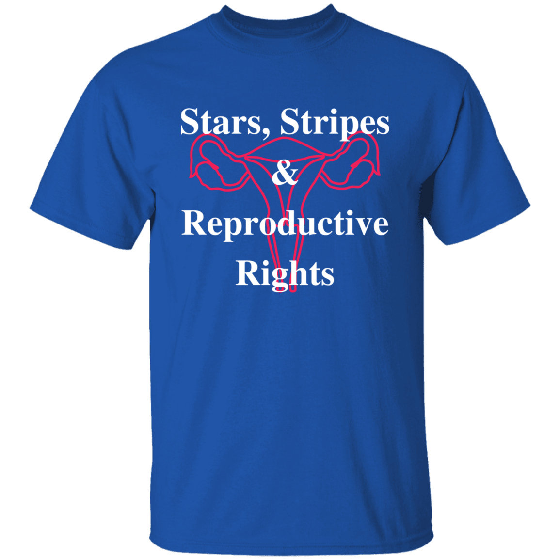 Stars, Stripes & Reproductive Rights - White & Red Design - ALL4THEGIFTOFIT