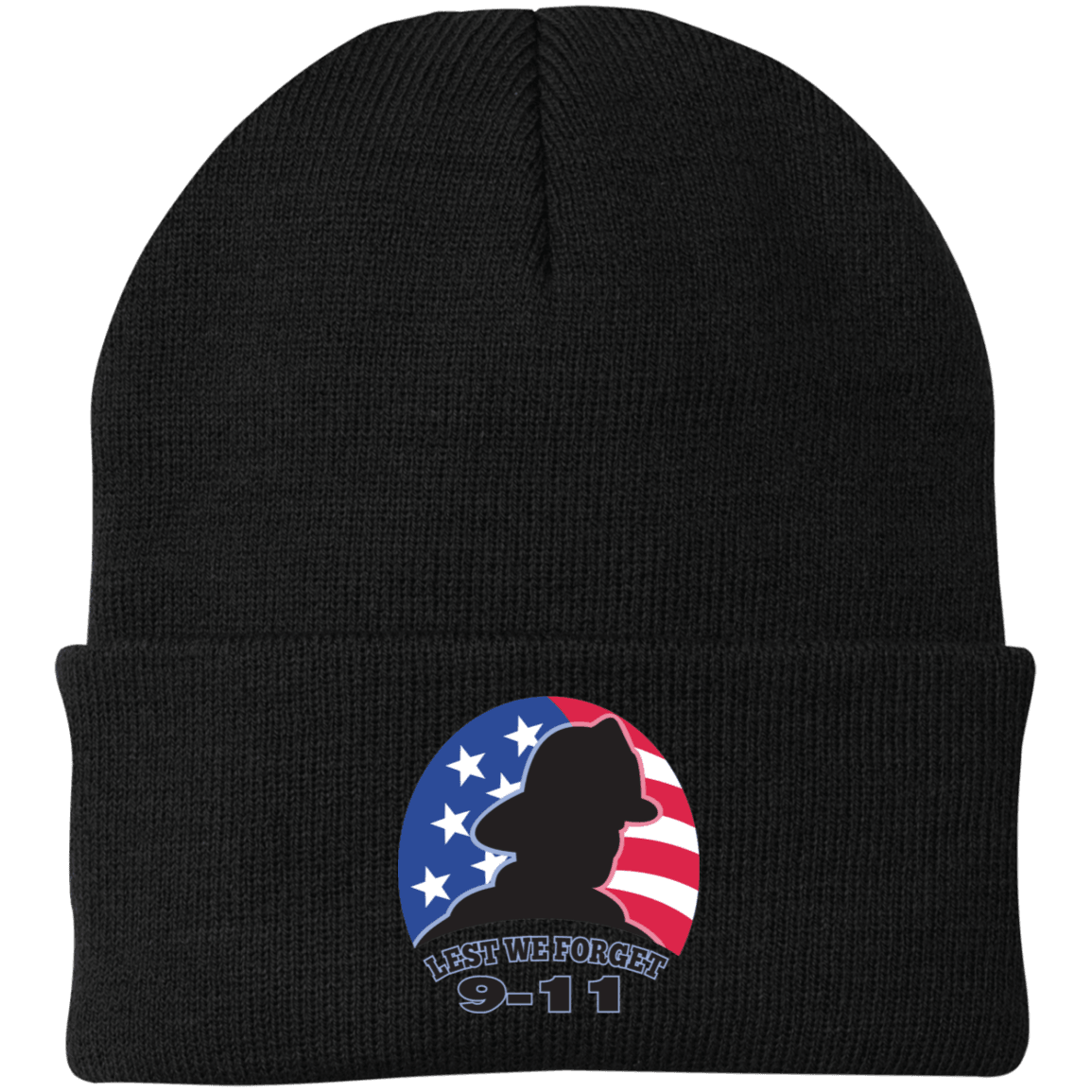 Never Forget (5) - CP90 Embroidered Knit Cap - ALL4THEGIFTOFIT