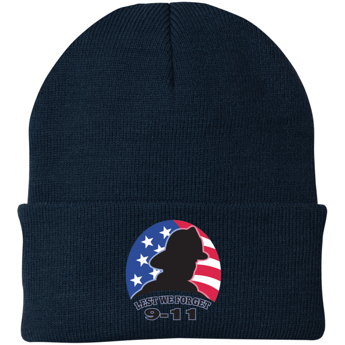 Never Forget (5) - CP90 Embroidered Knit Cap - ALL4THEGIFTOFIT