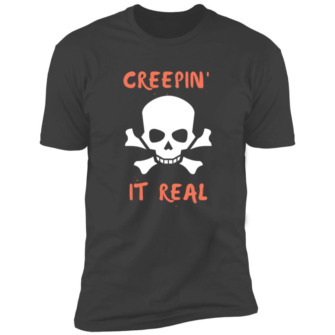 Creepin' It Real - Premium Short Sleeve Tee (White ) - ALL4THEGIFTOFIT