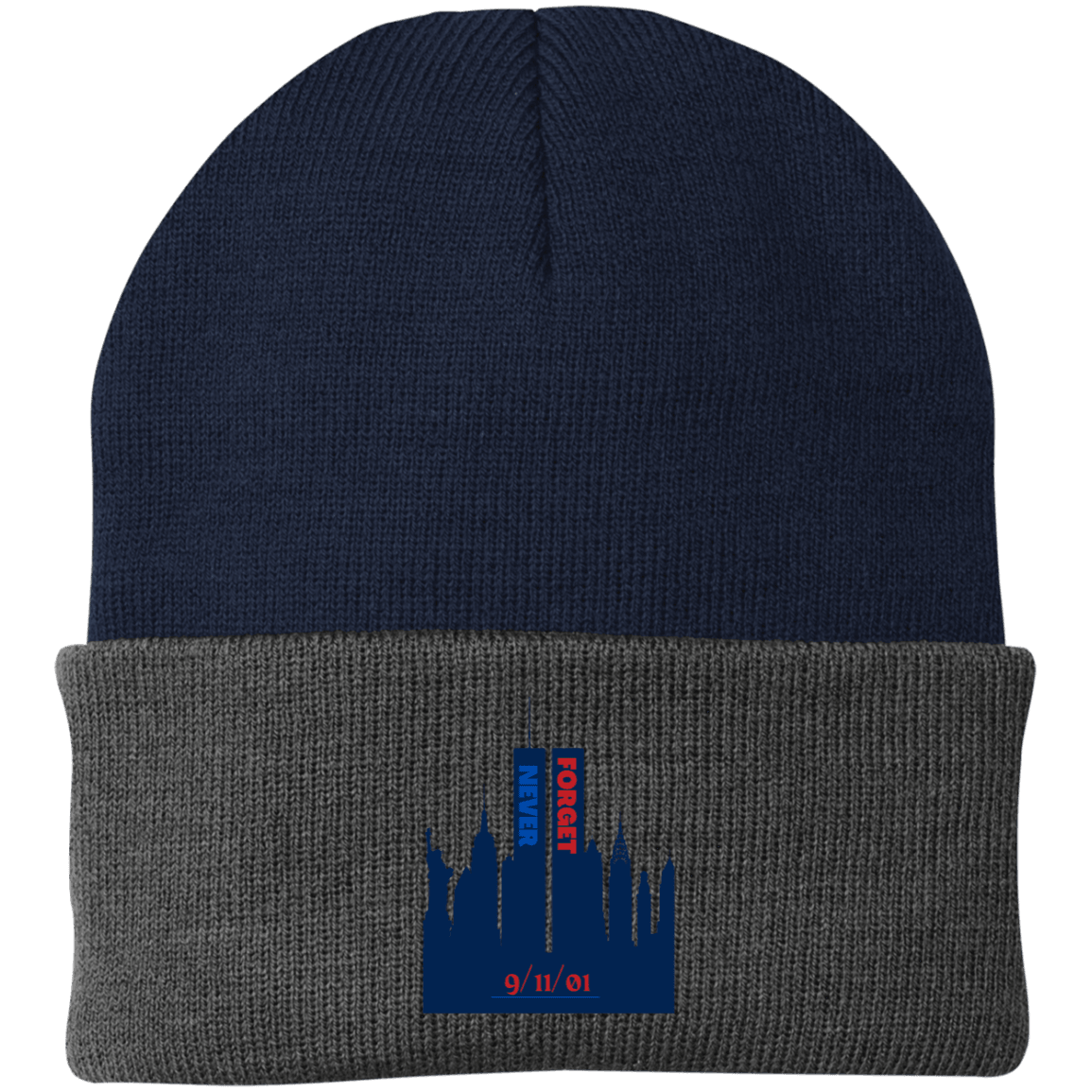 Never Forget (3) - CP90 Embroidered Knit Cap - ALL4THEGIFTOFIT