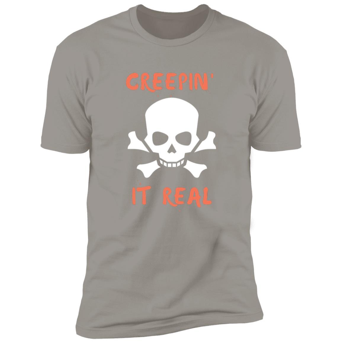 Creepin' It Real - Premium Short Sleeve Tee (White ) - ALL4THEGIFTOFIT