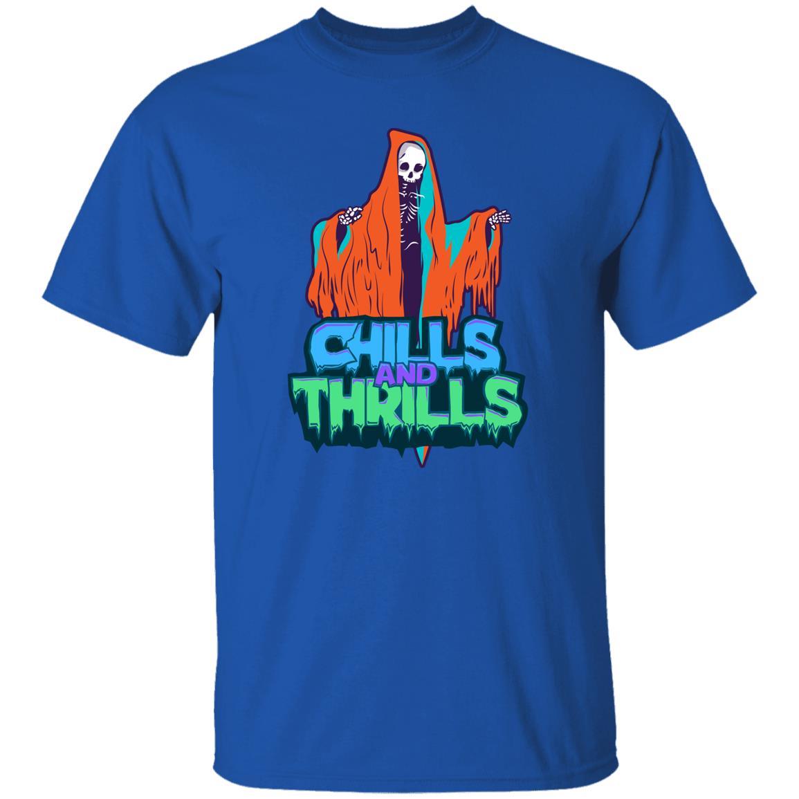 Chills & Thrills - Halloween - G500 5.3 oz. T-Shirt - ALL4THEGIFTOFIT