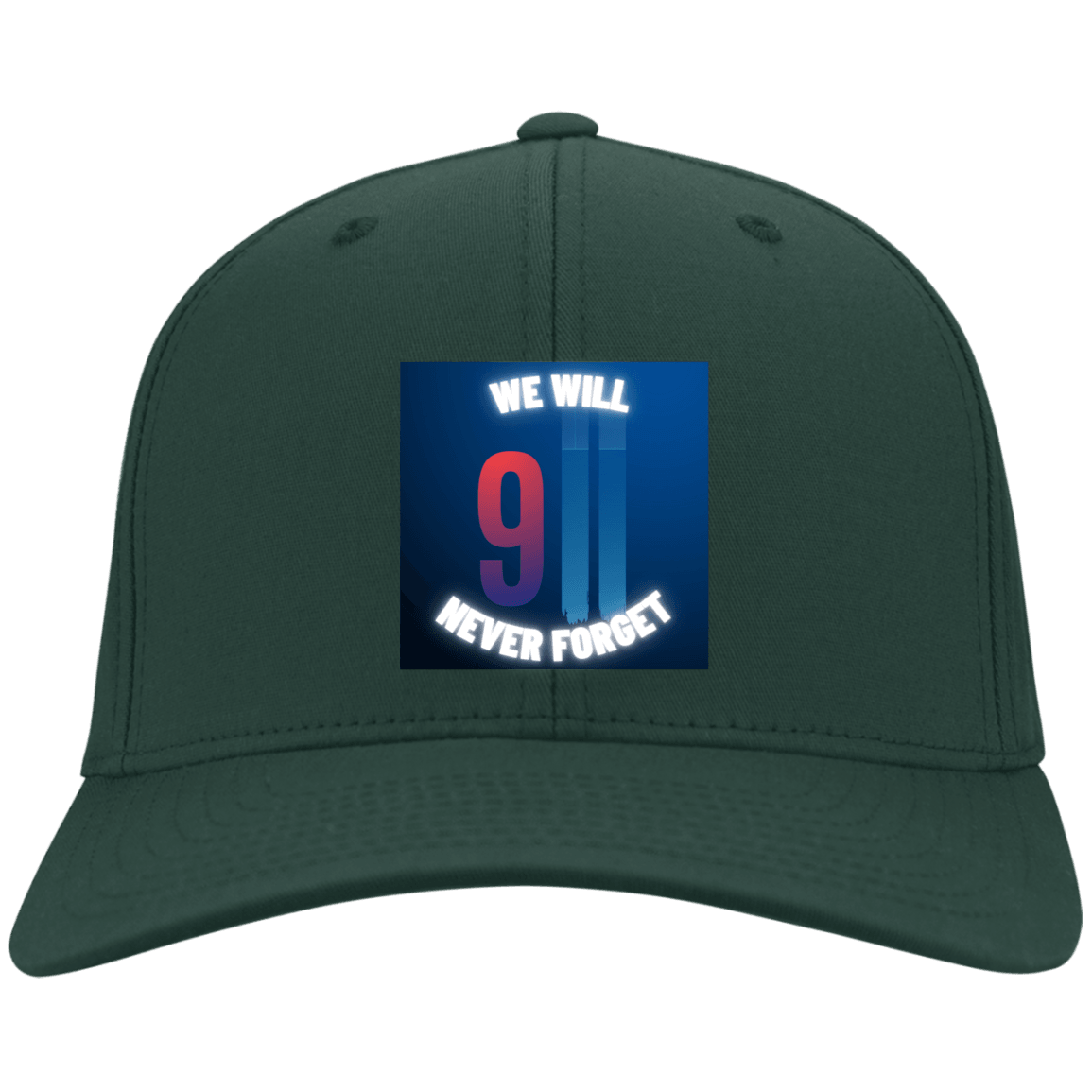 Never Forget (6) - CP80 Embroidered Twill Cap - ALL4THEGIFTOFIT