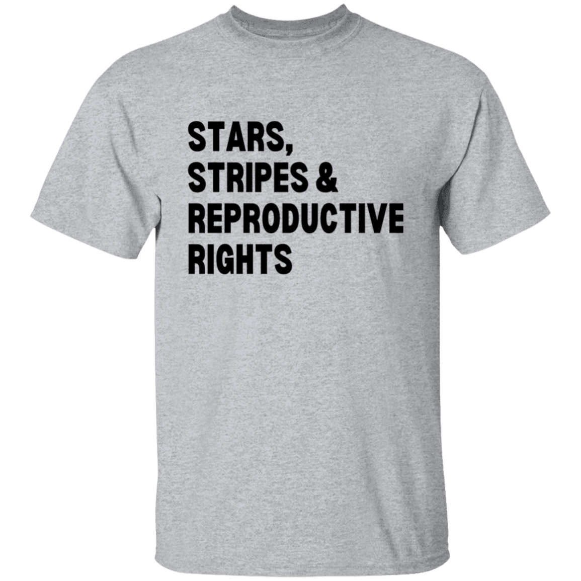 STARS, STRIPES & REPRODUCTIVE RIGHTS - Black Writing - ALL4THEGIFTOFIT