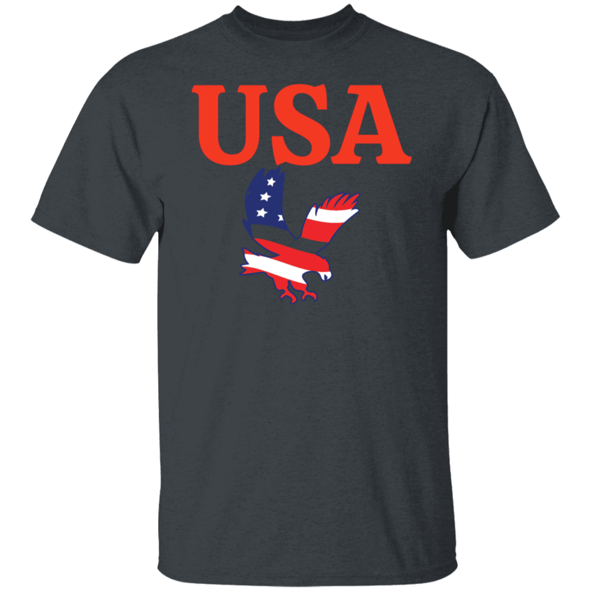 USA T-Shirt (Red Design) - ALL4THEGIFTOFIT