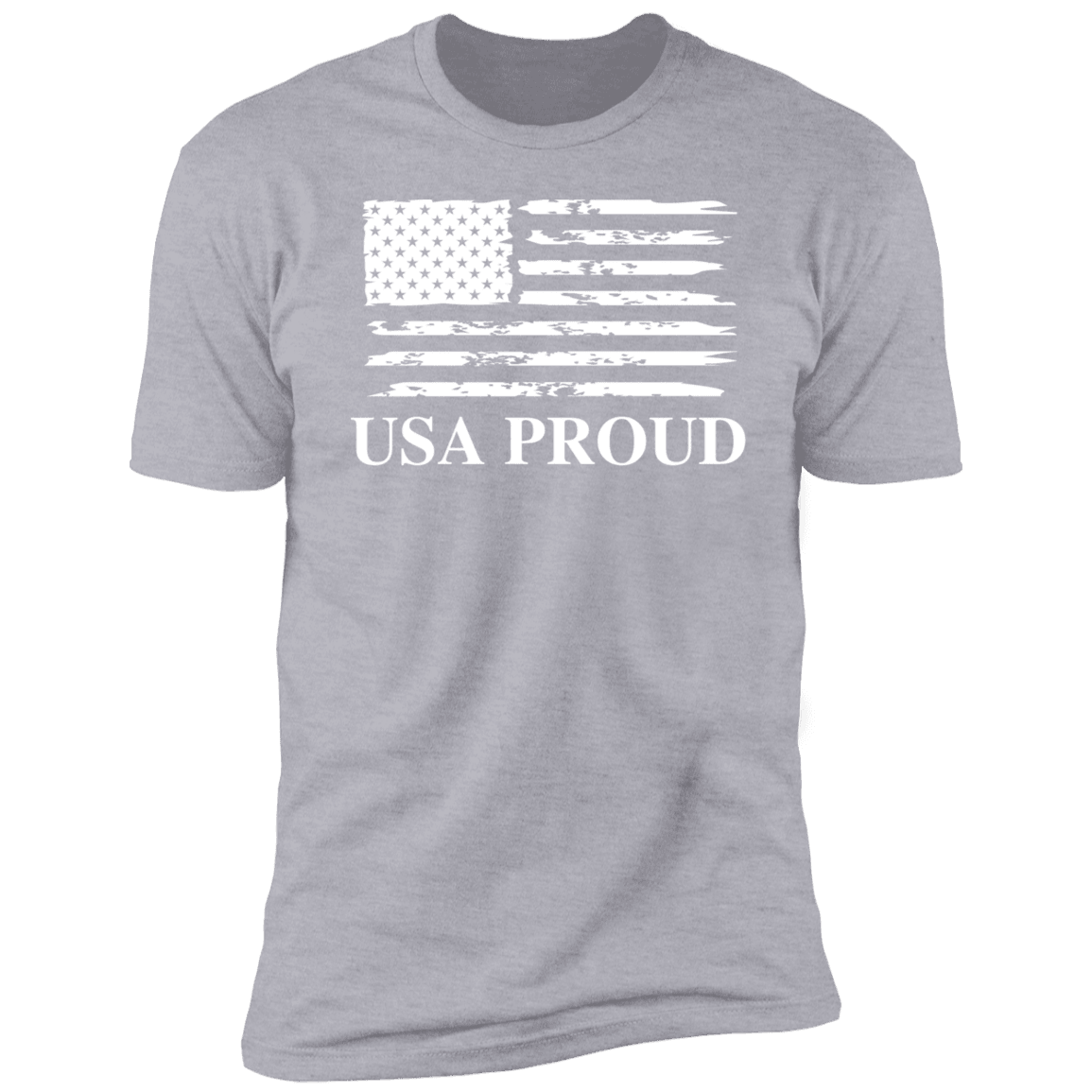 USA PROUD T-Shirt (White Design) - ALL4THEGIFTOFIT