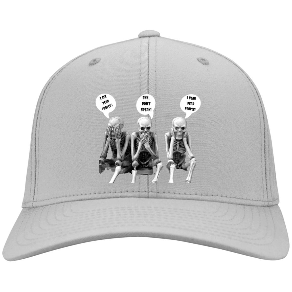 Three Skeletons (Halloween) - CP80 Embroidered Twill Cap - ALL4THEGIFTOFIT