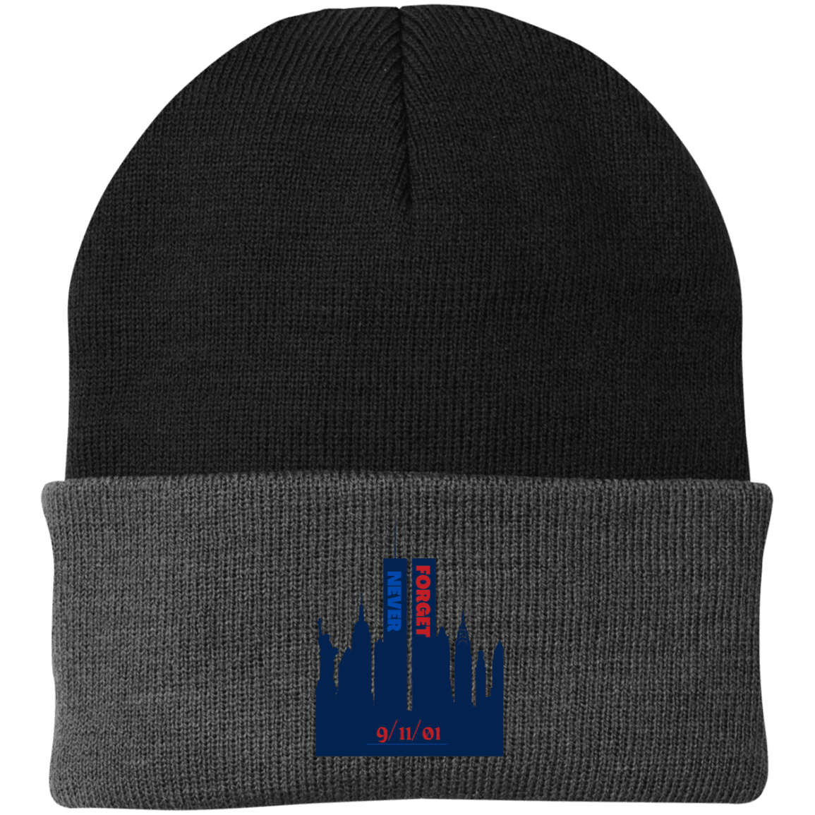 Never Forget (3) - CP90 Embroidered Knit Cap - ALL4THEGIFTOFIT