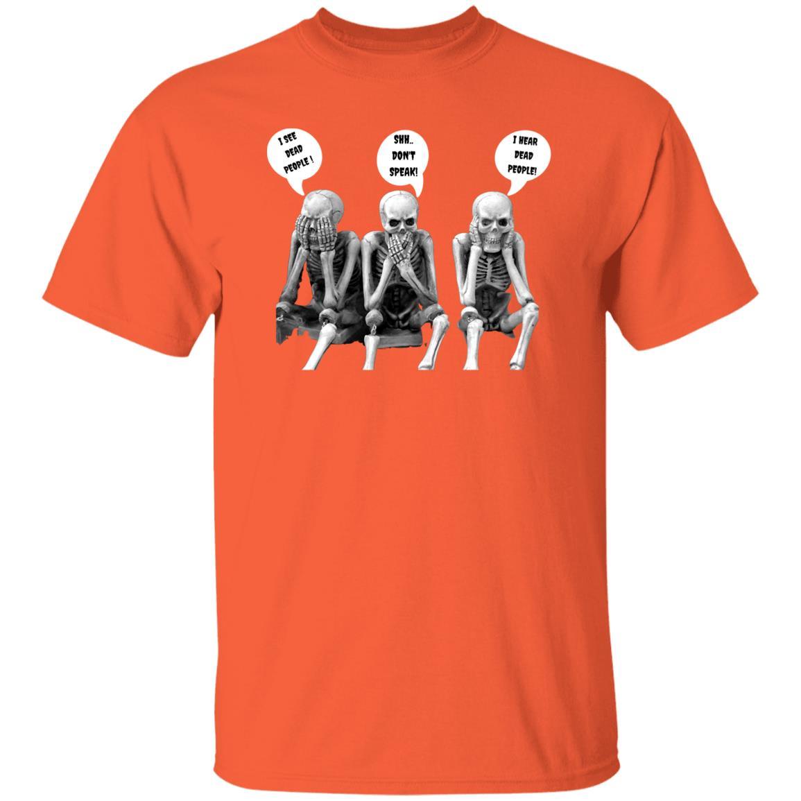 Three Skeletons - Halloween - G500 5.3 oz. T-Shirt - ALL4THEGIFTOFIT