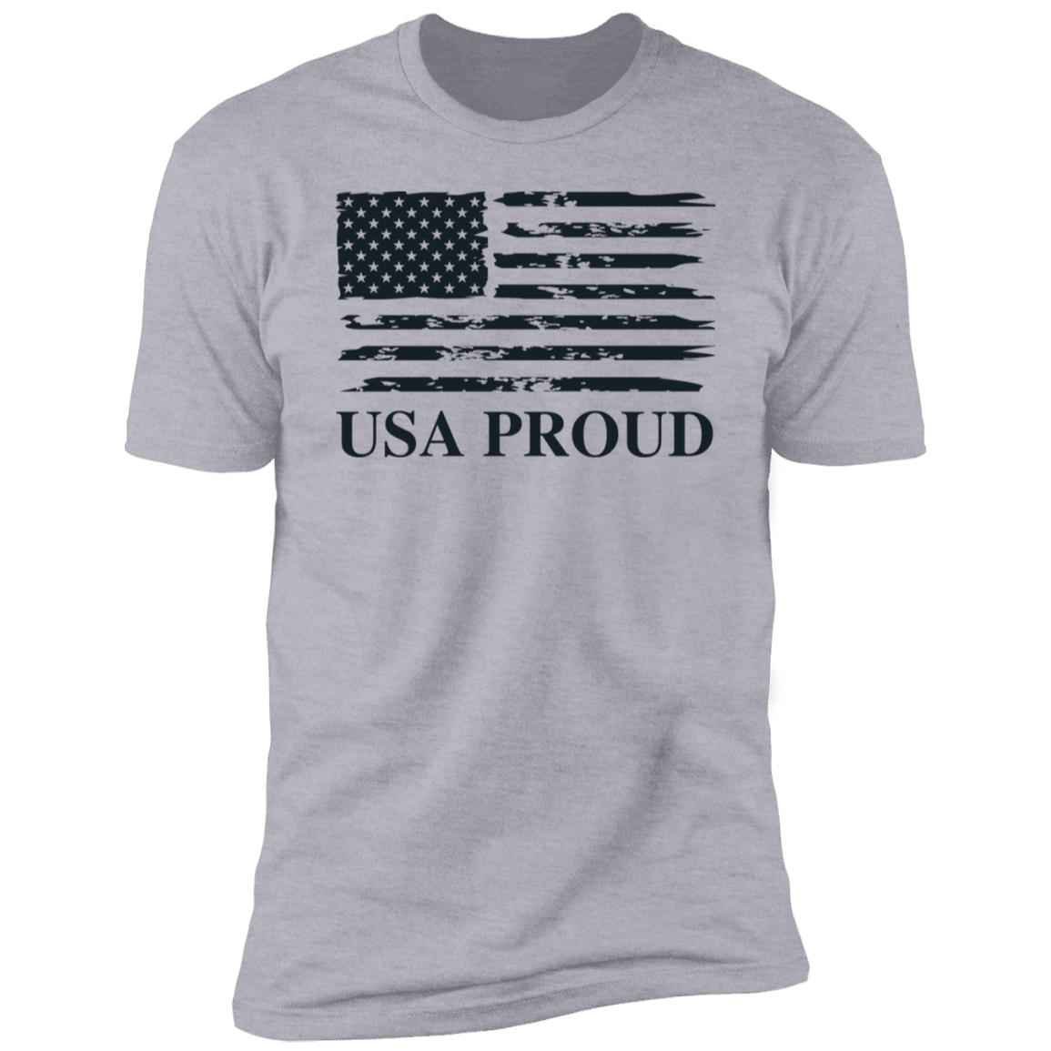 USA PROUD T-Shirt (Black Design) - ALL4THEGIFTOFIT