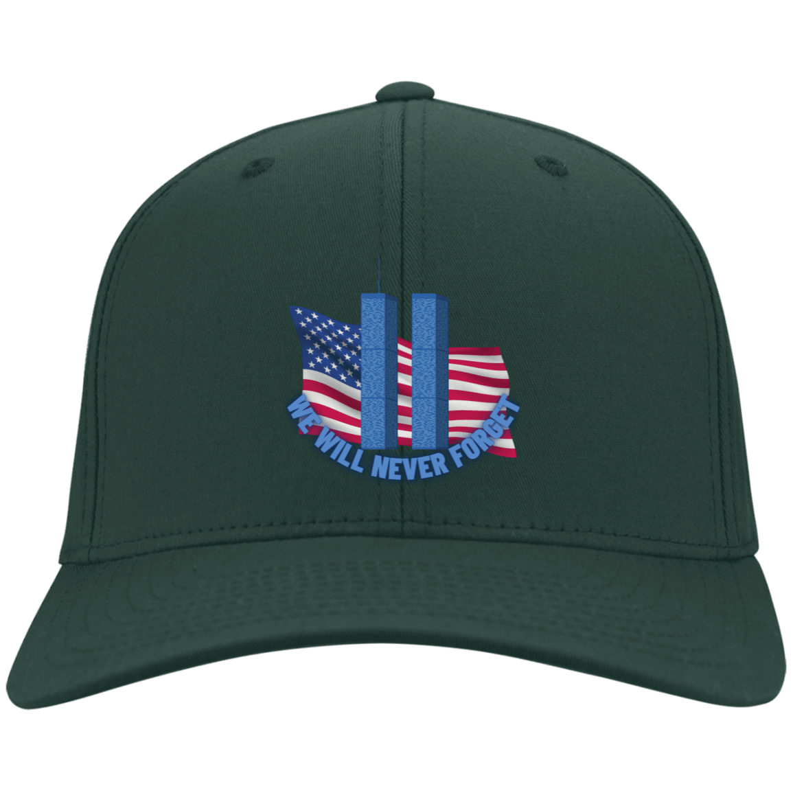 Never Forget (4) - CP80 Embroidered Twill Cap - ALL4THEGIFTOFIT