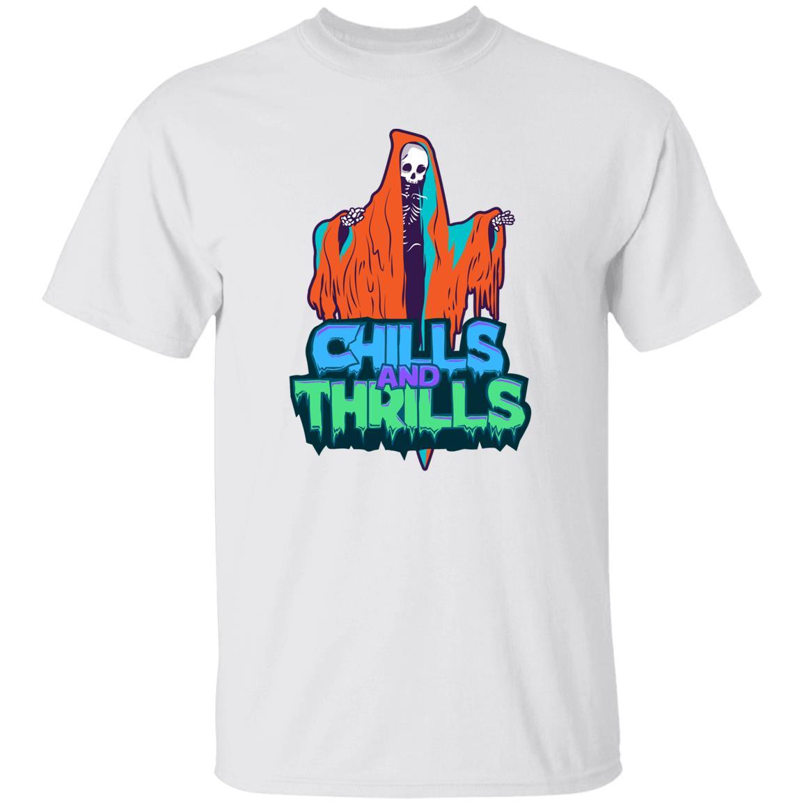 Chills & Thrills - Halloween - G500 5.3 oz. T-Shirt - ALL4THEGIFTOFIT