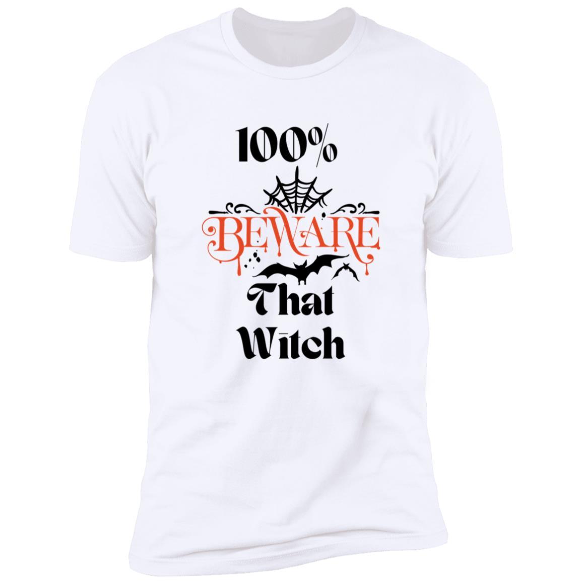 100% That Witch - Premium Short Sleeve Tee (Black) - ALL4THEGIFTOFIT