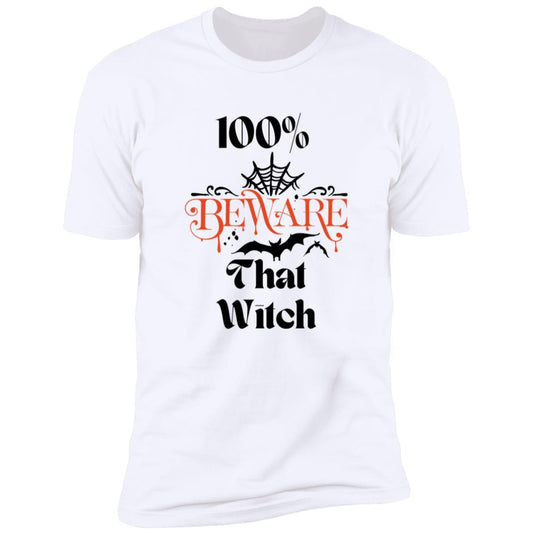 100% That Witch - Premium Short Sleeve Tee (Black) - ALL4THEGIFTOFIT