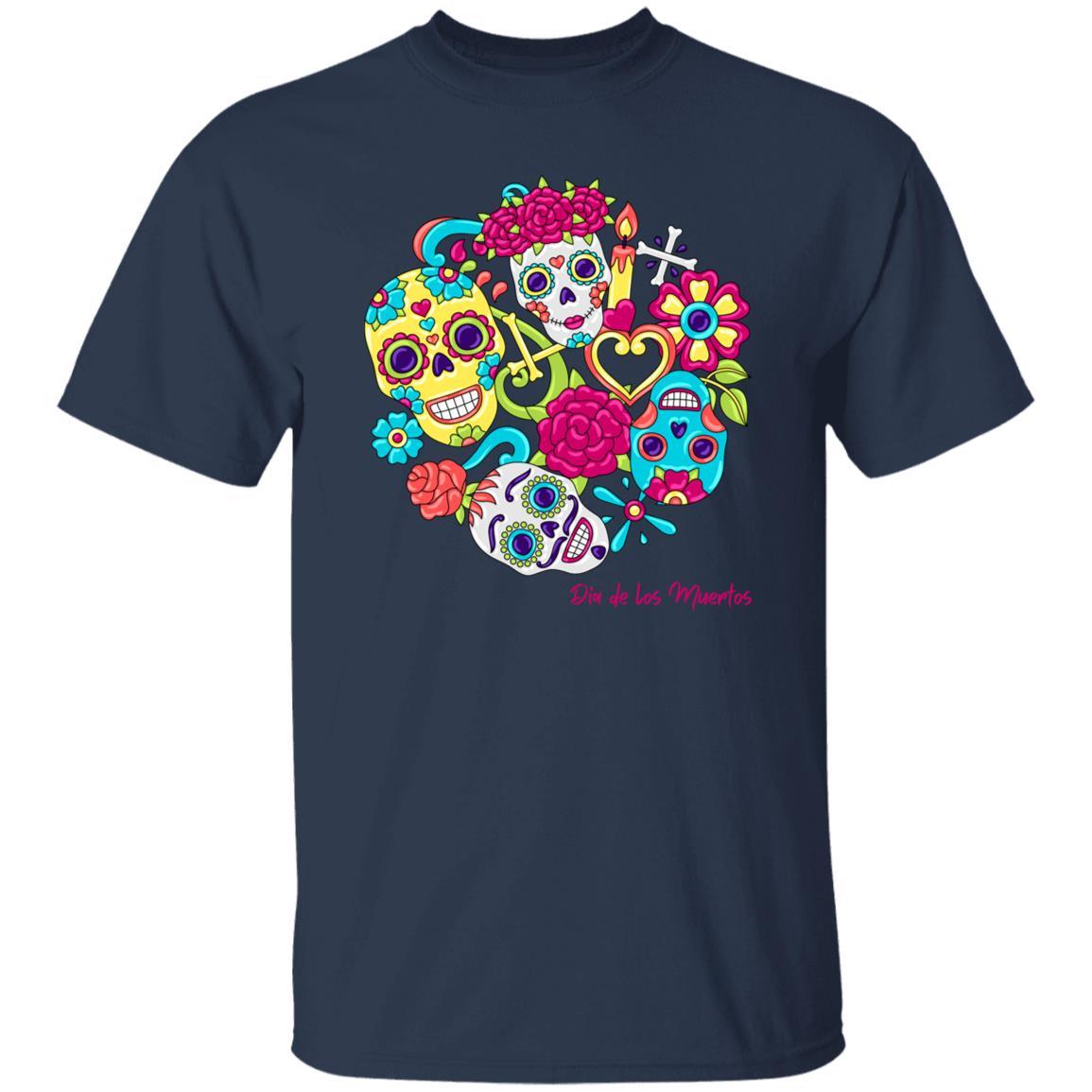 Dia de los Muertos - Halloween - G500 5.3 oz. T-Shirt - ALL4THEGIFTOFIT