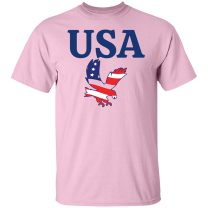 USA T-Shirt (Blue Design) - ALL4THEGIFTOFIT