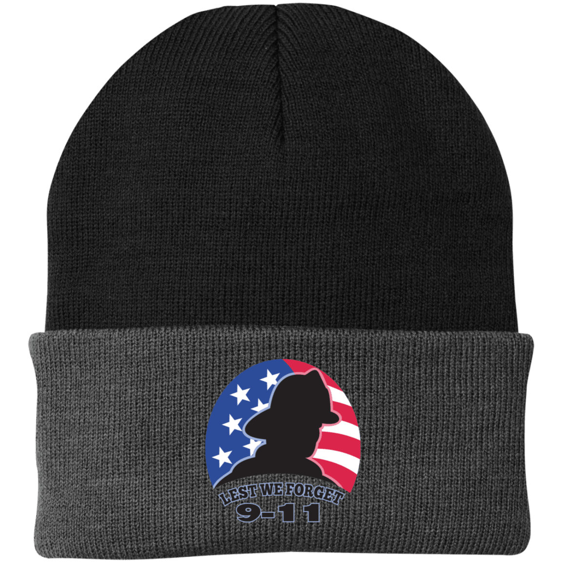 Never Forget (5) - CP90 Embroidered Knit Cap - ALL4THEGIFTOFIT