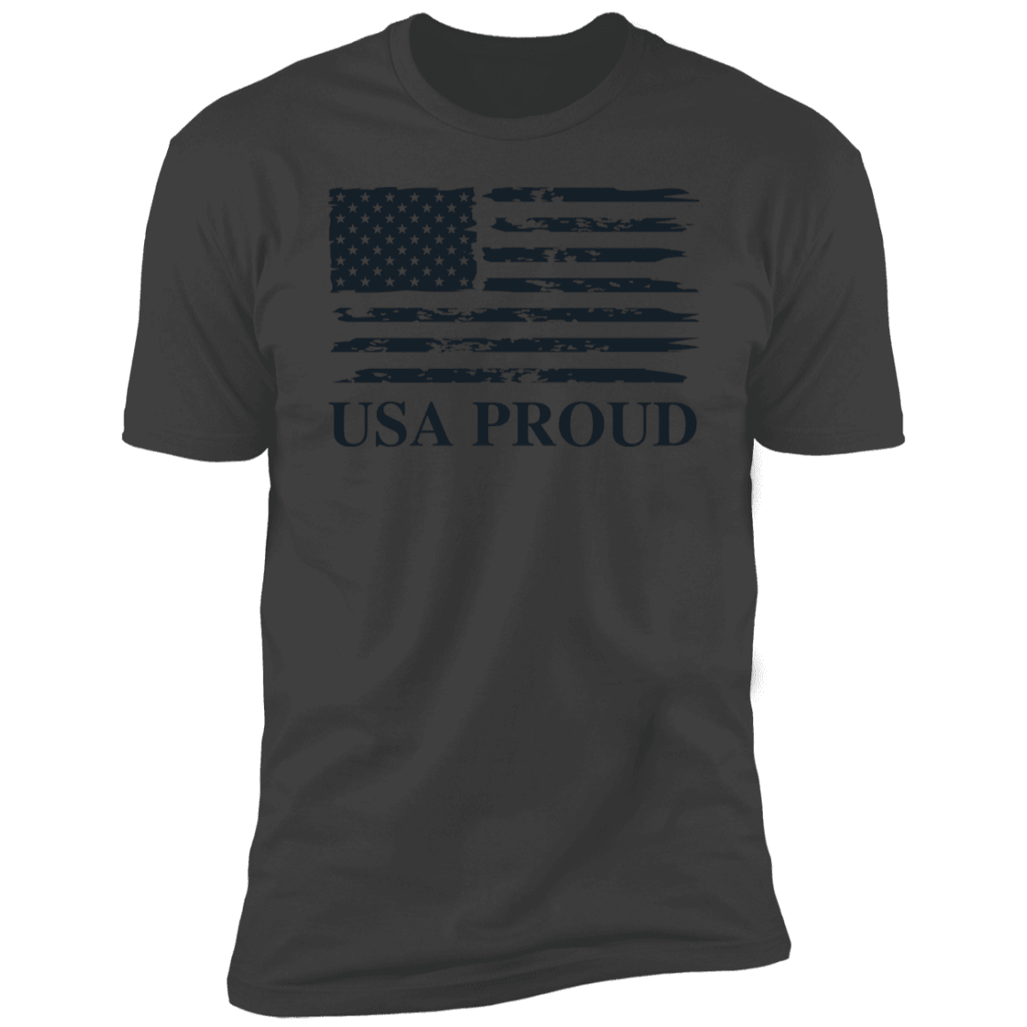 USA PROUD T-Shirt (Black Design) - ALL4THEGIFTOFIT