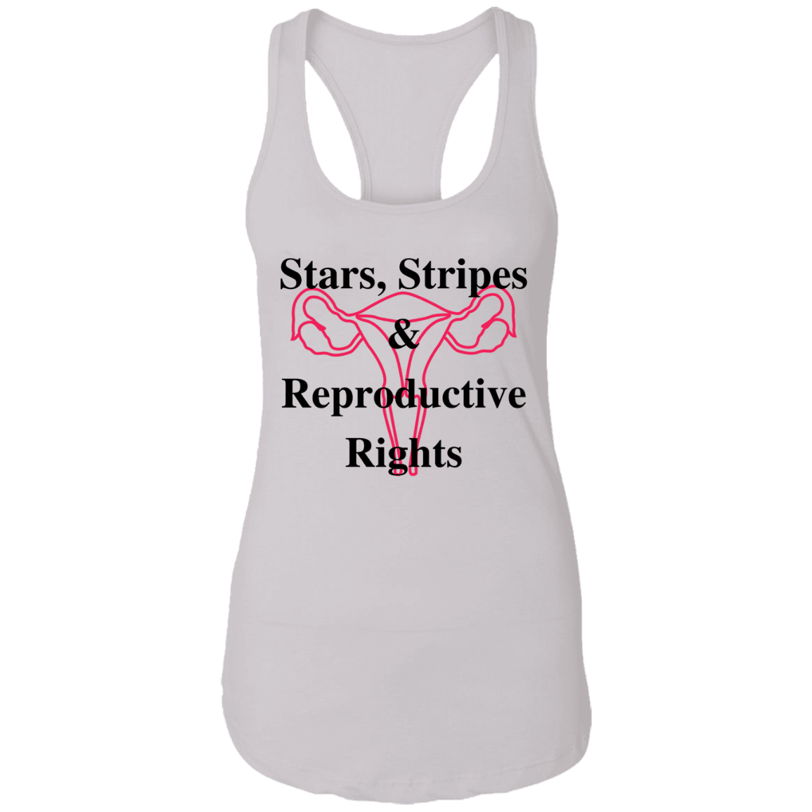 Stars, Stripes & Reproductive Rights - Black & Red Design - ALL4THEGIFTOFIT