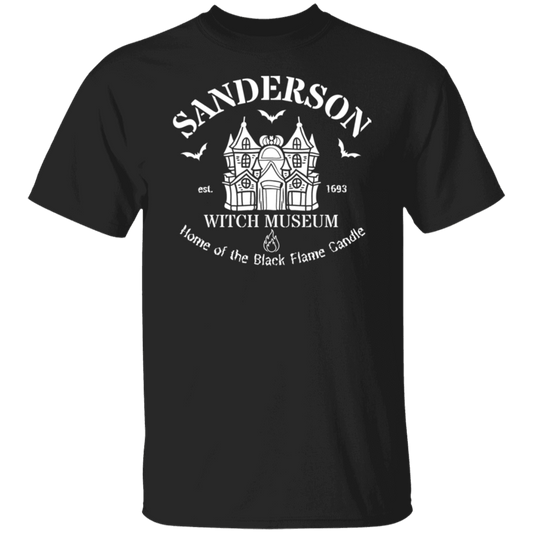 SANDERSON Witch Museum T Shirt - White Design - ALL4THEGIFTOFIT