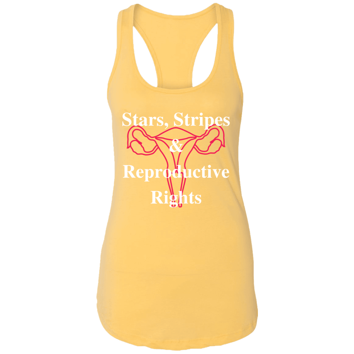 Stars, Stripes & Reproductive Rights - White & Red Design - ALL4THEGIFTOFIT