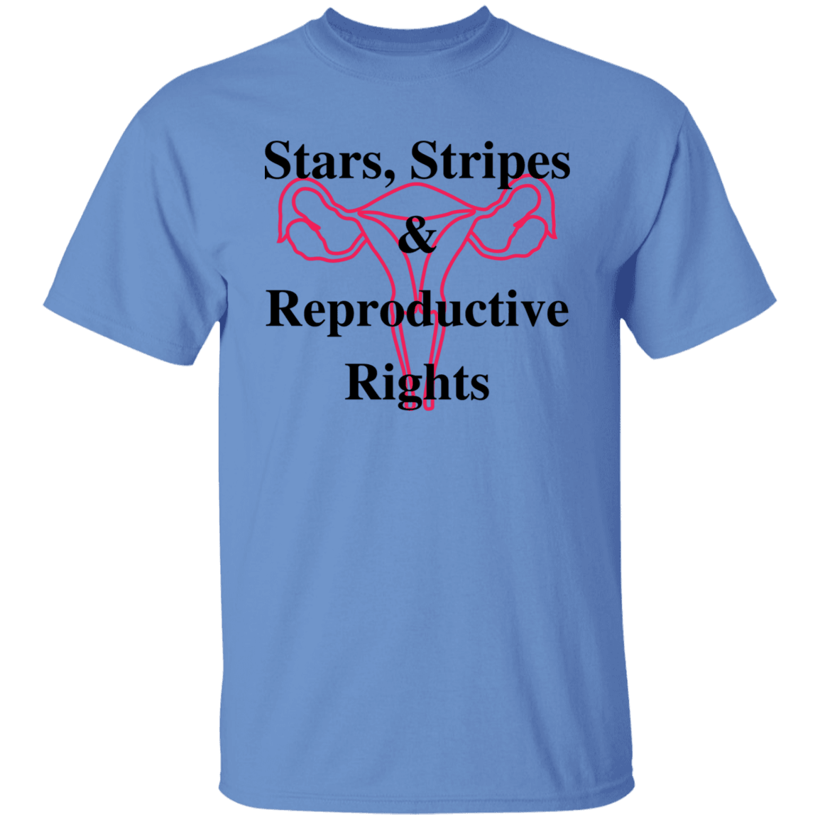 Stars, Stripes & Reproductive Rights - Black & Red Design - ALL4THEGIFTOFIT