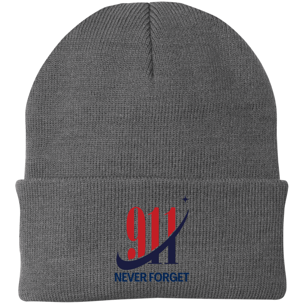 Never Forget (1) - CP90 Embroidered Knit Cap - ALL4THEGIFTOFIT