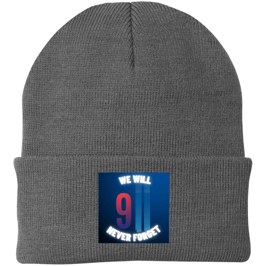 Never Forget (6) - CP90 Embroidered Knit Cap - ALL4THEGIFTOFIT