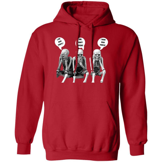 Three Skeletons - G185 Pullover Hoodie - ALL4THEGIFTOFIT