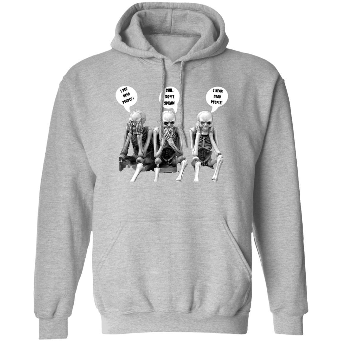 Three Skeletons - G185 Pullover Hoodie - ALL4THEGIFTOFIT