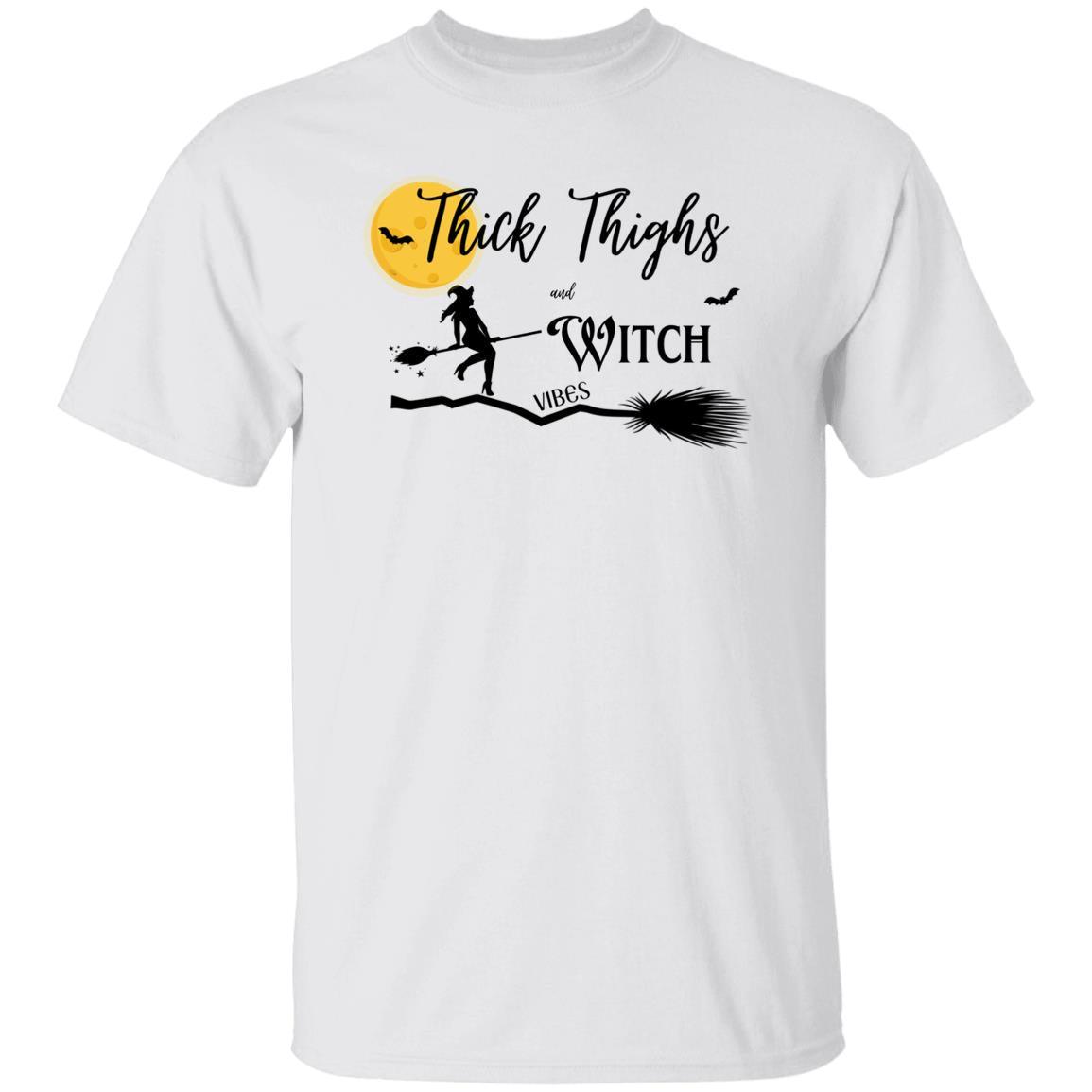 Thick Thighs & Witch Vibes - G500 5.3 oz. T-Shirt - ALL4THEGIFTOFIT