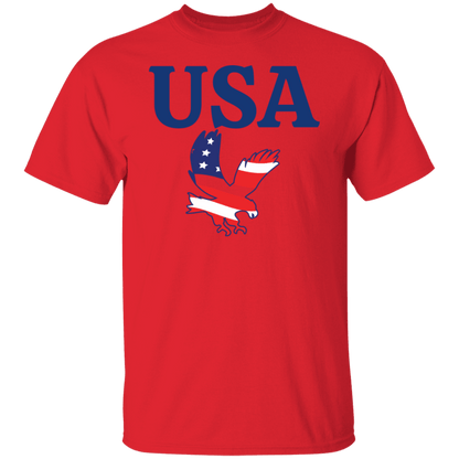 USA T-Shirt (Blue Design) - ALL4THEGIFTOFIT