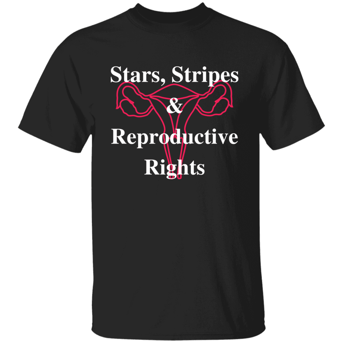 Stars, Stripes & Reproductive Rights - White & Red Design - ALL4THEGIFTOFIT