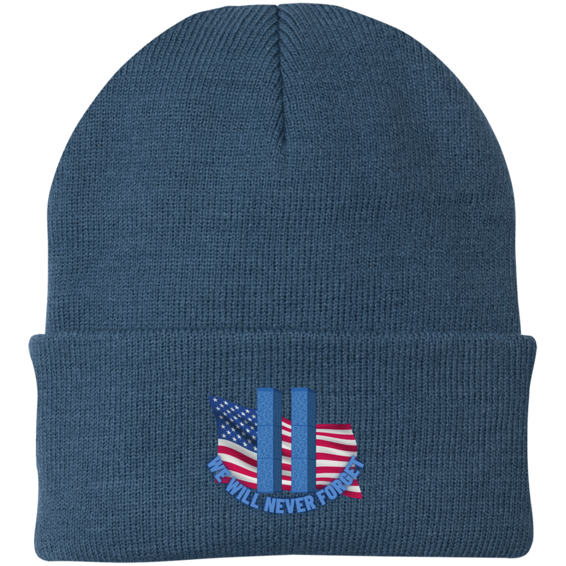 Never Forget (4) - CP90 Embroidered Knit Cap - ALL4THEGIFTOFIT