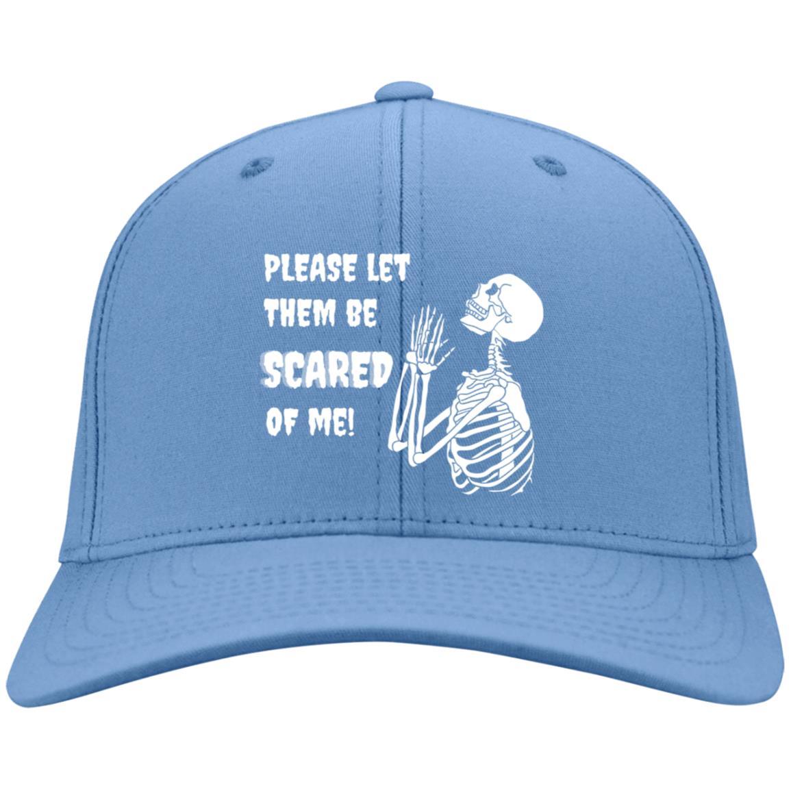 Please Let Them Be Scared Of Me (Halloween) - CP80 Embroidered Twill Cap - ALL4THEGIFTOFIT