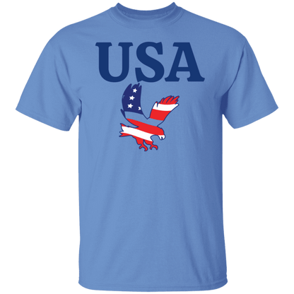 USA T-Shirt (Blue Design) - ALL4THEGIFTOFIT