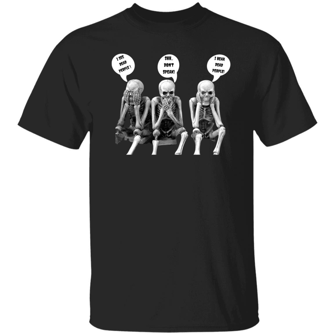 Three Skeletons - Halloween - G500 5.3 oz. T-Shirt - ALL4THEGIFTOFIT