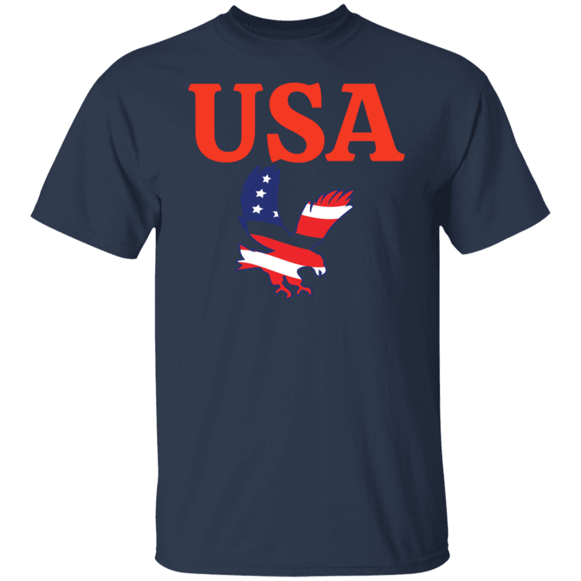 USA T-Shirt (Red Design) - ALL4THEGIFTOFIT