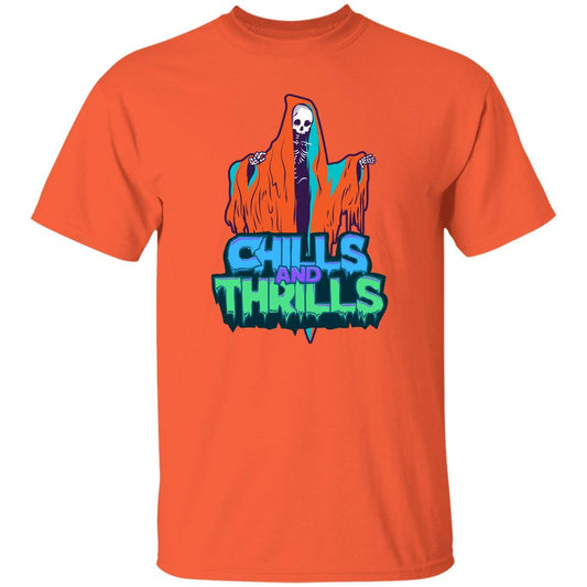 Chills & Thrills - Halloween - G500 5.3 oz. T-Shirt - ALL4THEGIFTOFIT