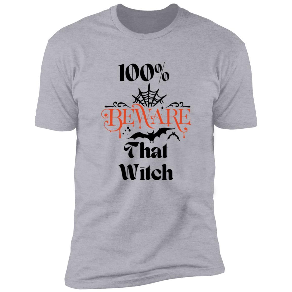 100% That Witch - Premium Short Sleeve Tee (Black) - ALL4THEGIFTOFIT