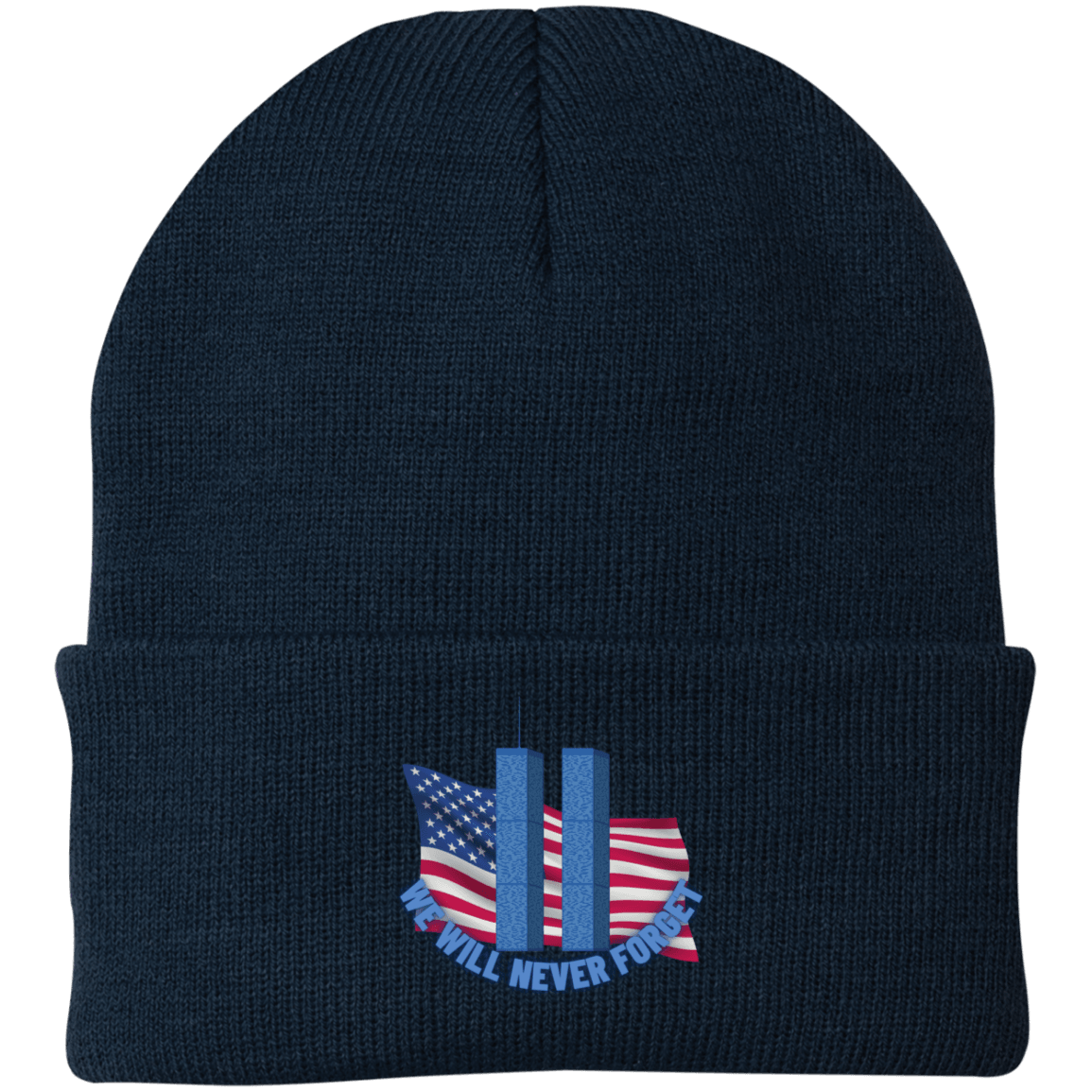 Never Forget (4) - CP90 Embroidered Knit Cap - ALL4THEGIFTOFIT