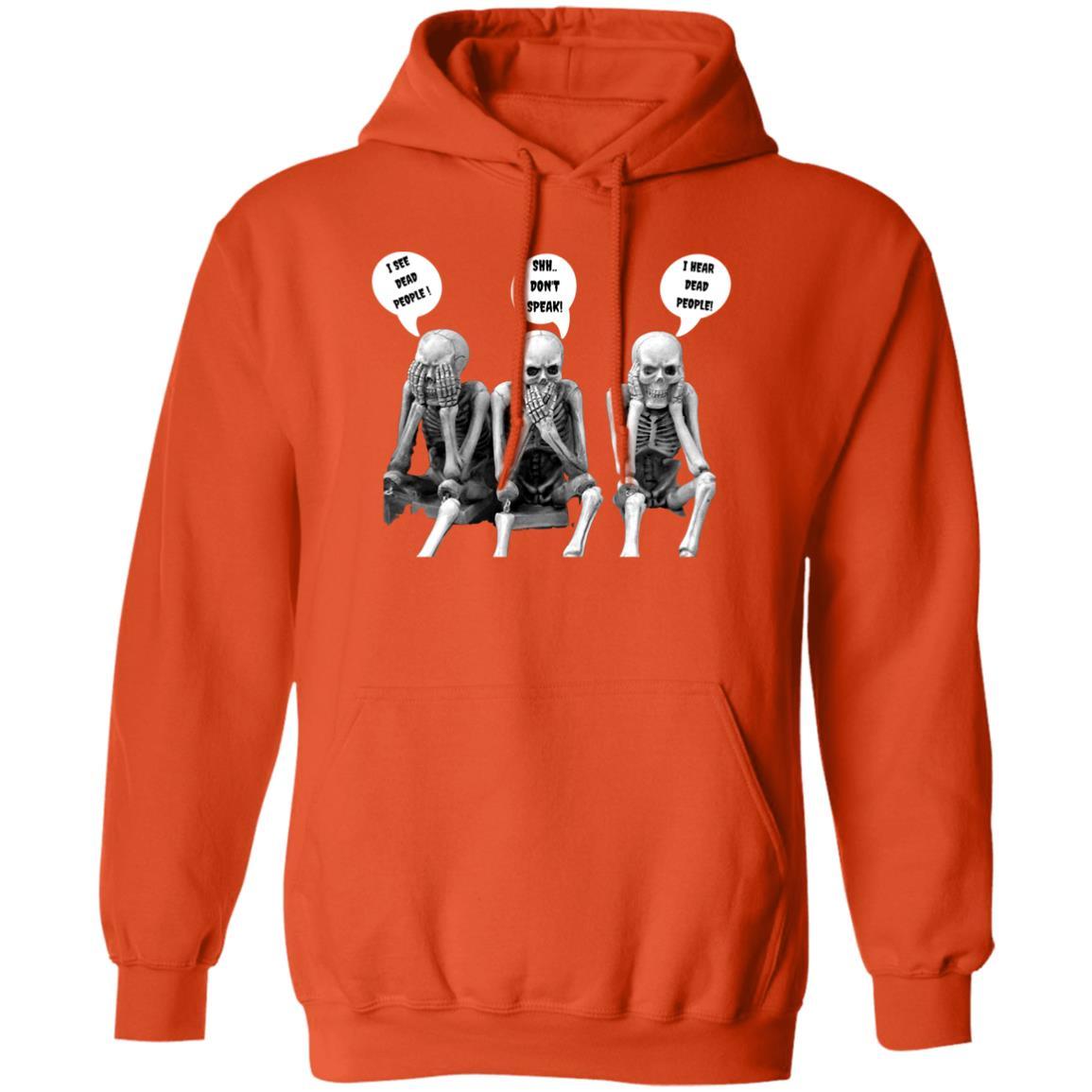 Three Skeletons - G185 Pullover Hoodie - ALL4THEGIFTOFIT