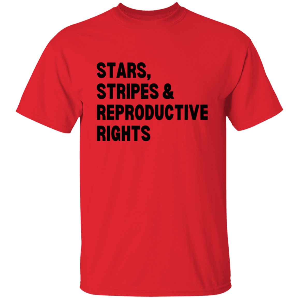 STARS, STRIPES & REPRODUCTIVE RIGHTS - Black Writing - ALL4THEGIFTOFIT