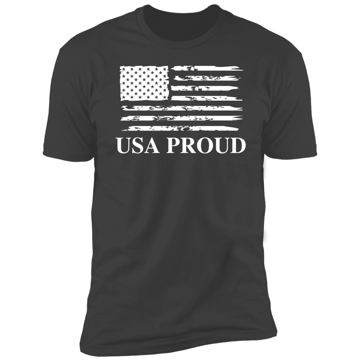 USA PROUD T-Shirt (White Design) - ALL4THEGIFTOFIT