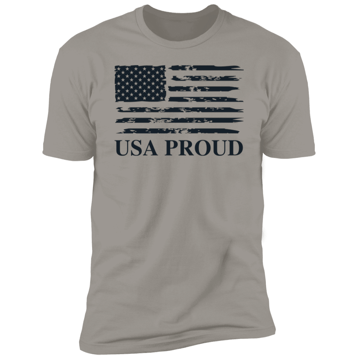 USA PROUD T-Shirt (Black Design) - ALL4THEGIFTOFIT