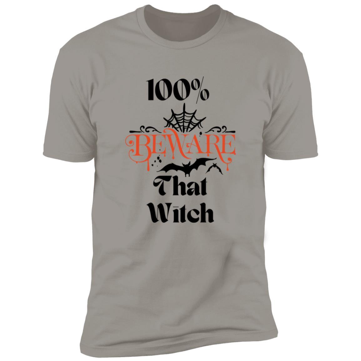 100% That Witch - Premium Short Sleeve Tee (Black) - ALL4THEGIFTOFIT