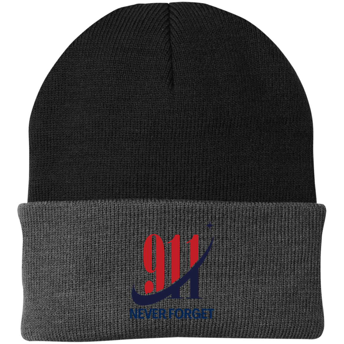 Never Forget (1) - CP90 Embroidered Knit Cap - ALL4THEGIFTOFIT