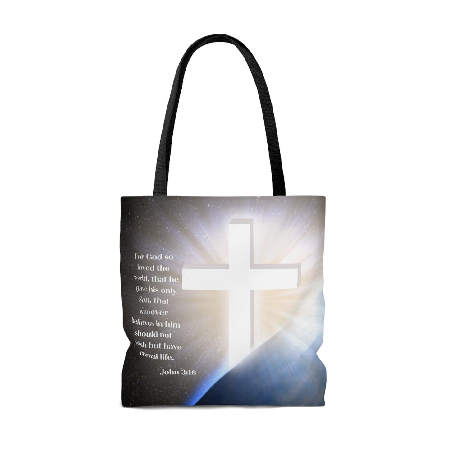 For God So Loved... Tote Bag (AOP) - ALL4THEGIFTOFIT